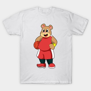 Bear at Basketball Sports T-Shirt